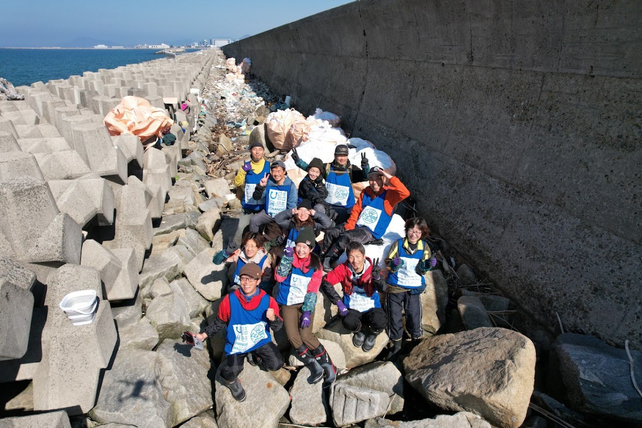 香川　海ごみホットスポット　クリーンアップ　かがわガイド協会